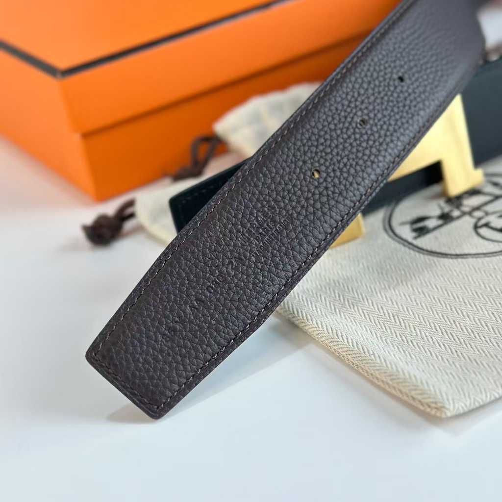 Hermes Reversible Leather Belts    38 mm - DopestKickz