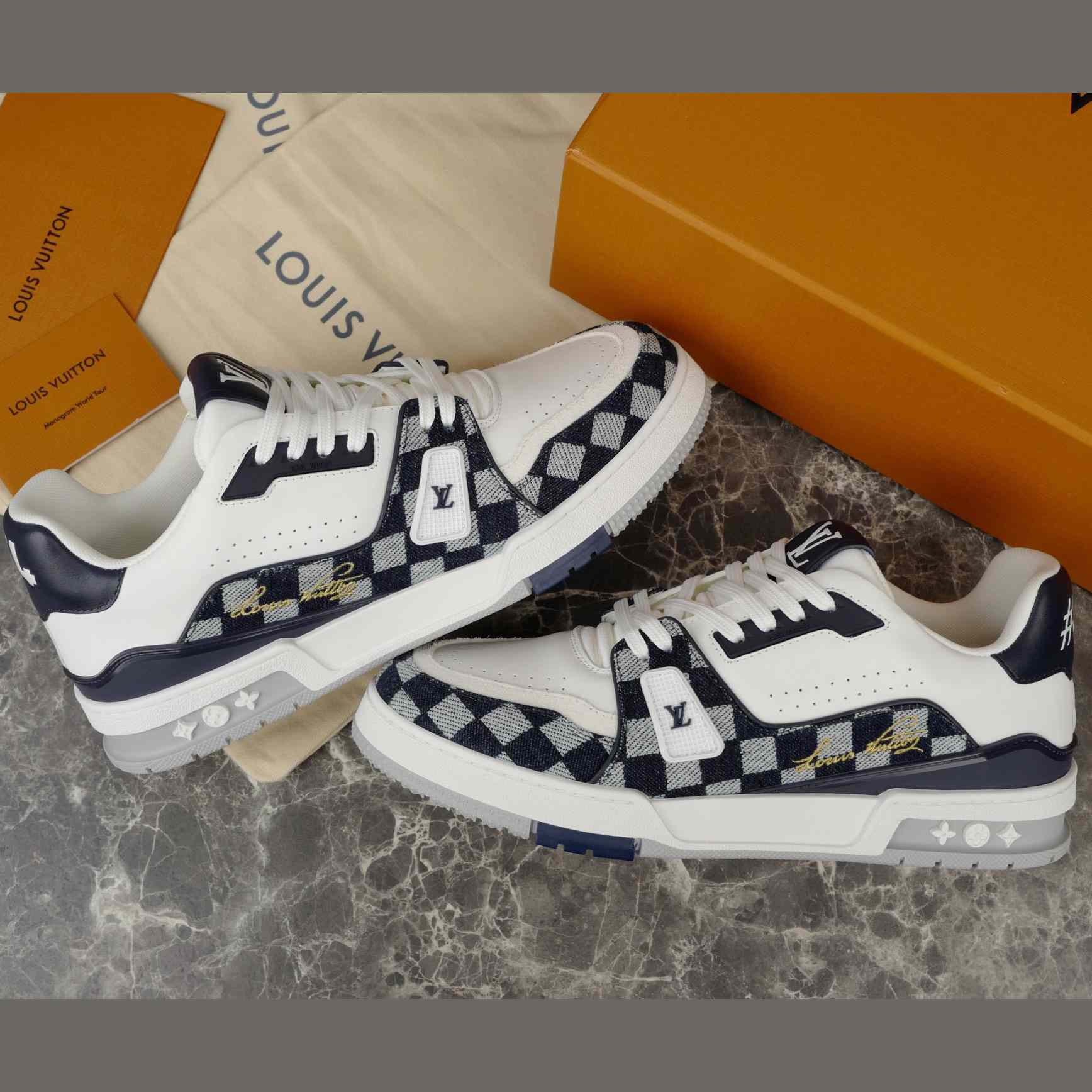 Louis Vuitton LV Trainer Sneaker   1AIKR1 - DopestKickz