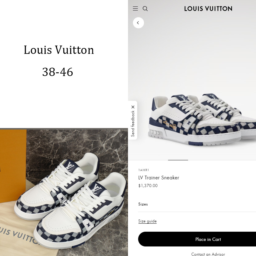 Louis Vuitton LV Trainer Sneaker   1AIKR1 - DopestKickz
