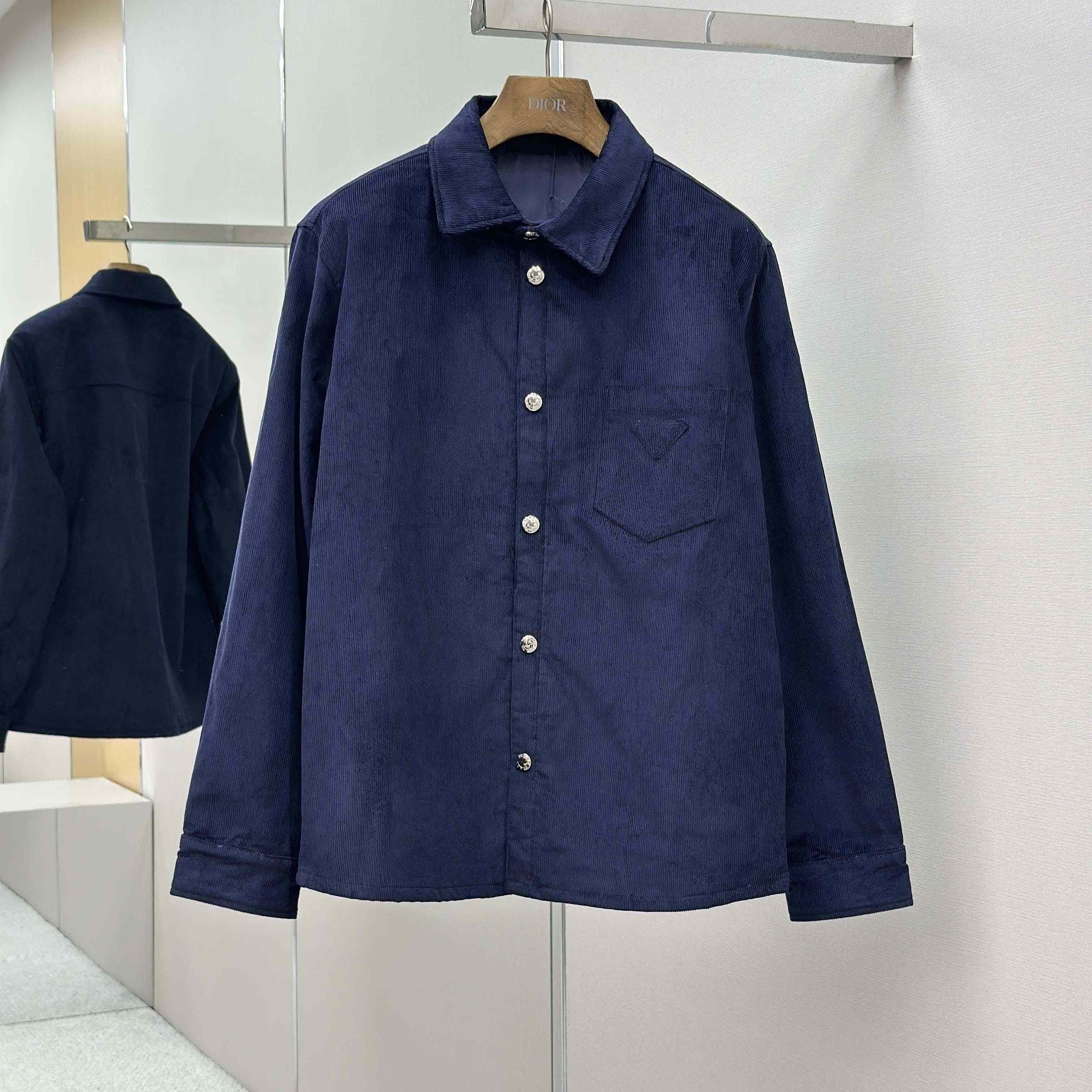 Prada Corduroy Shirt - DopestKickz