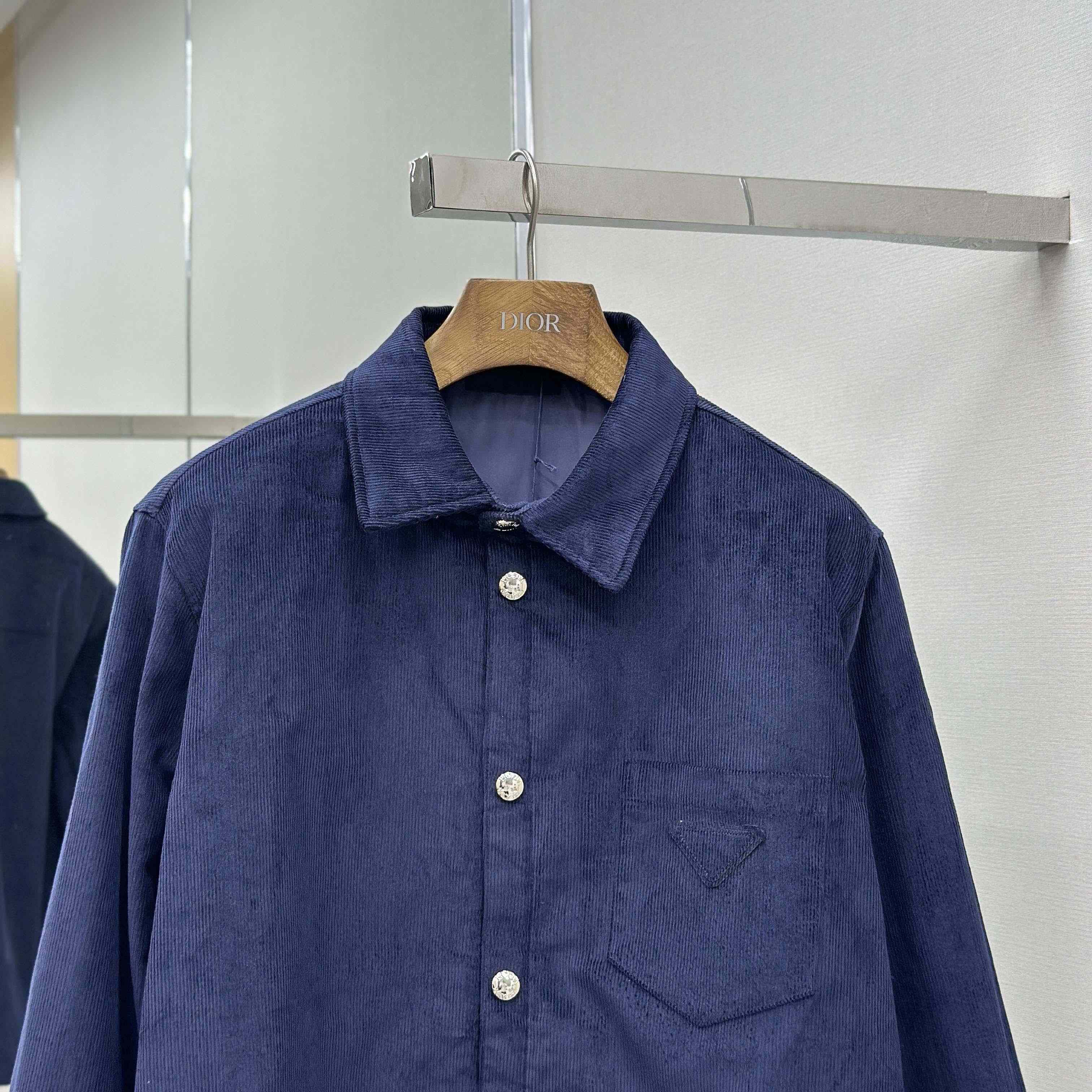 Prada Corduroy Shirt - DopestKickz