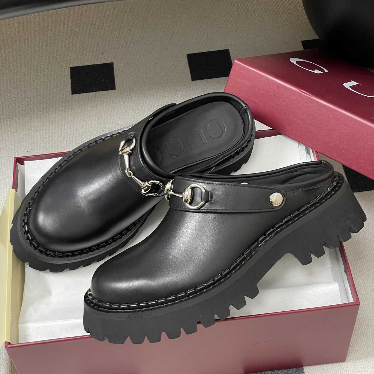 Gucci Women's Mule With Horsebit - DopestKickz