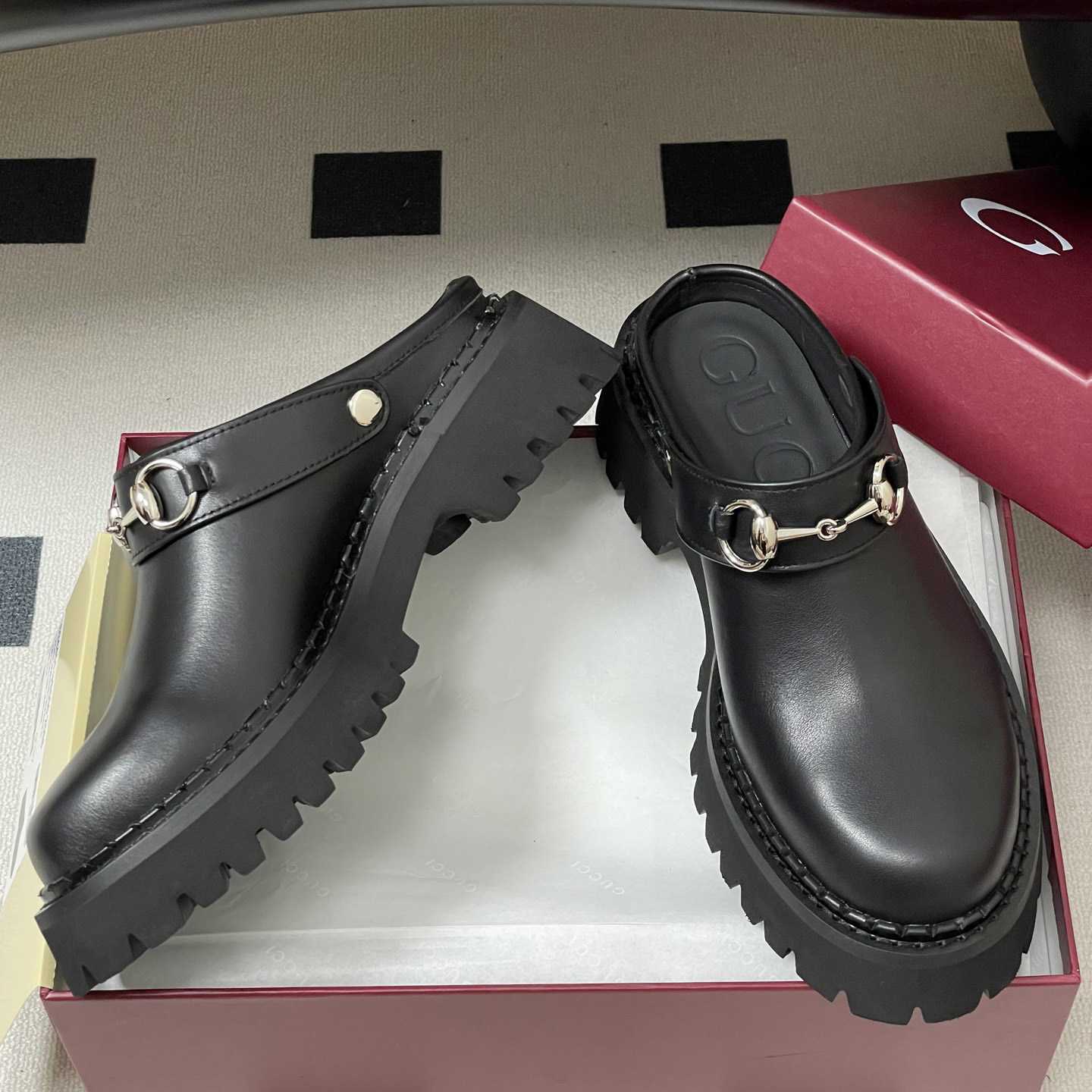 Gucci Women's Mule With Horsebit - DopestKickz