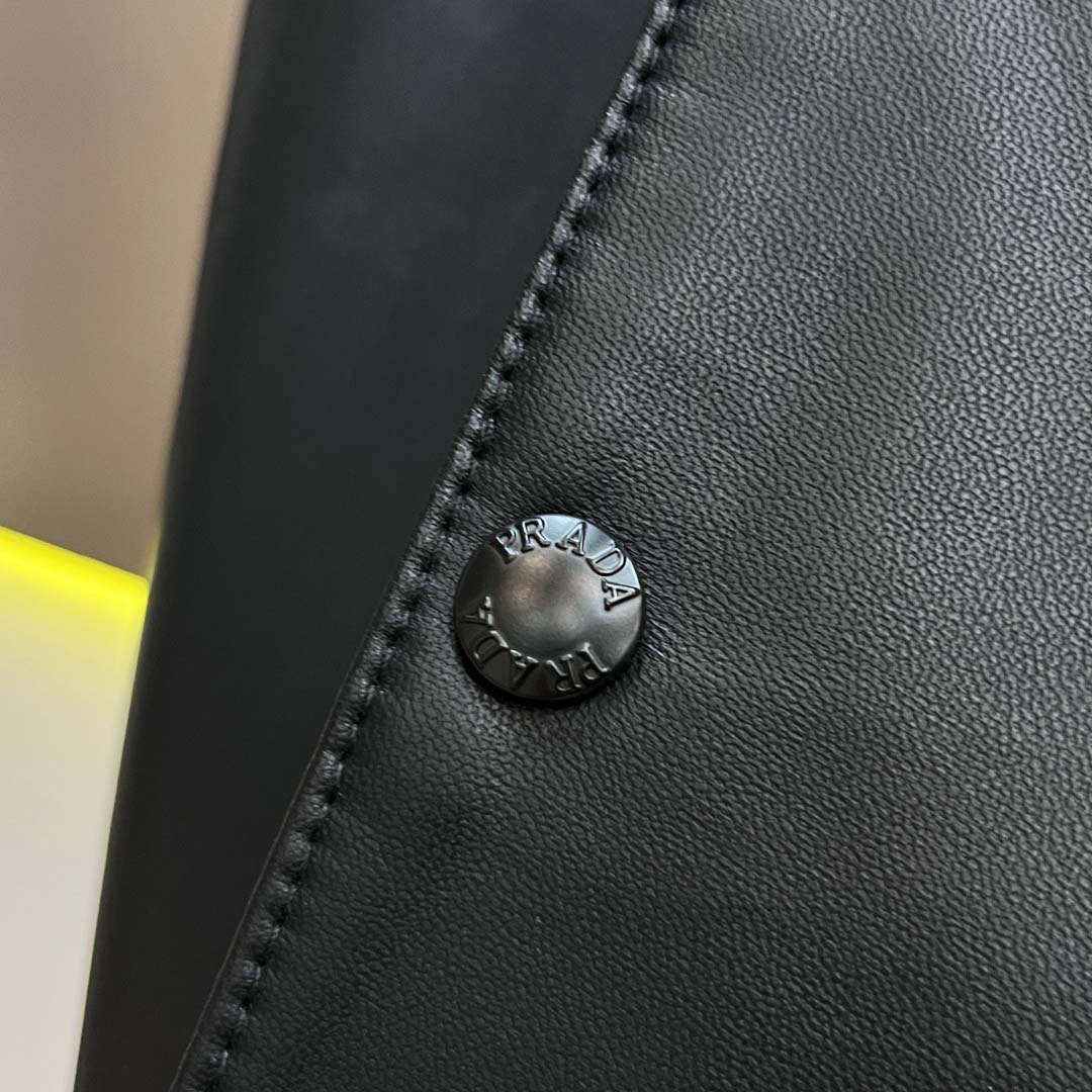 Prada Nappa Leather Shirt - DopestKickz