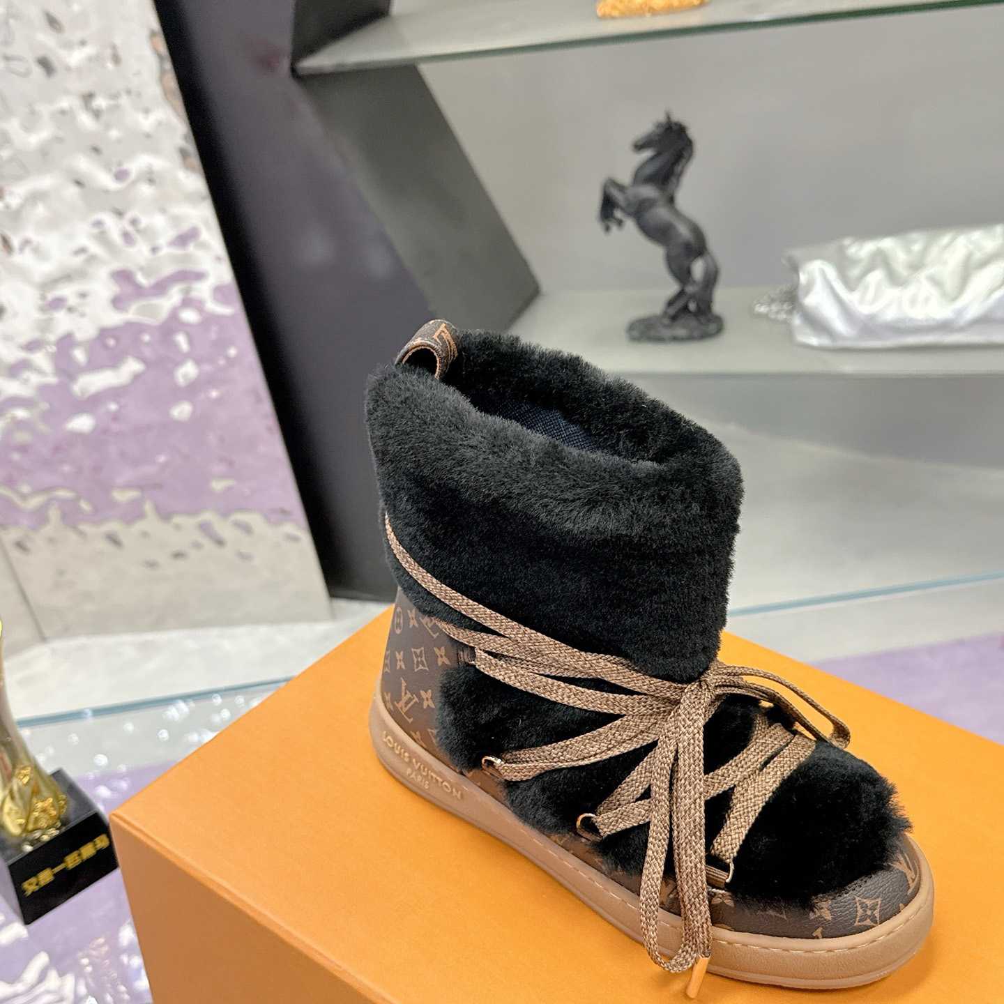 Louis Vuitton LV Cloud Lace-Up Ankle Boot Sneaker  1AIV21 - DopestKickz