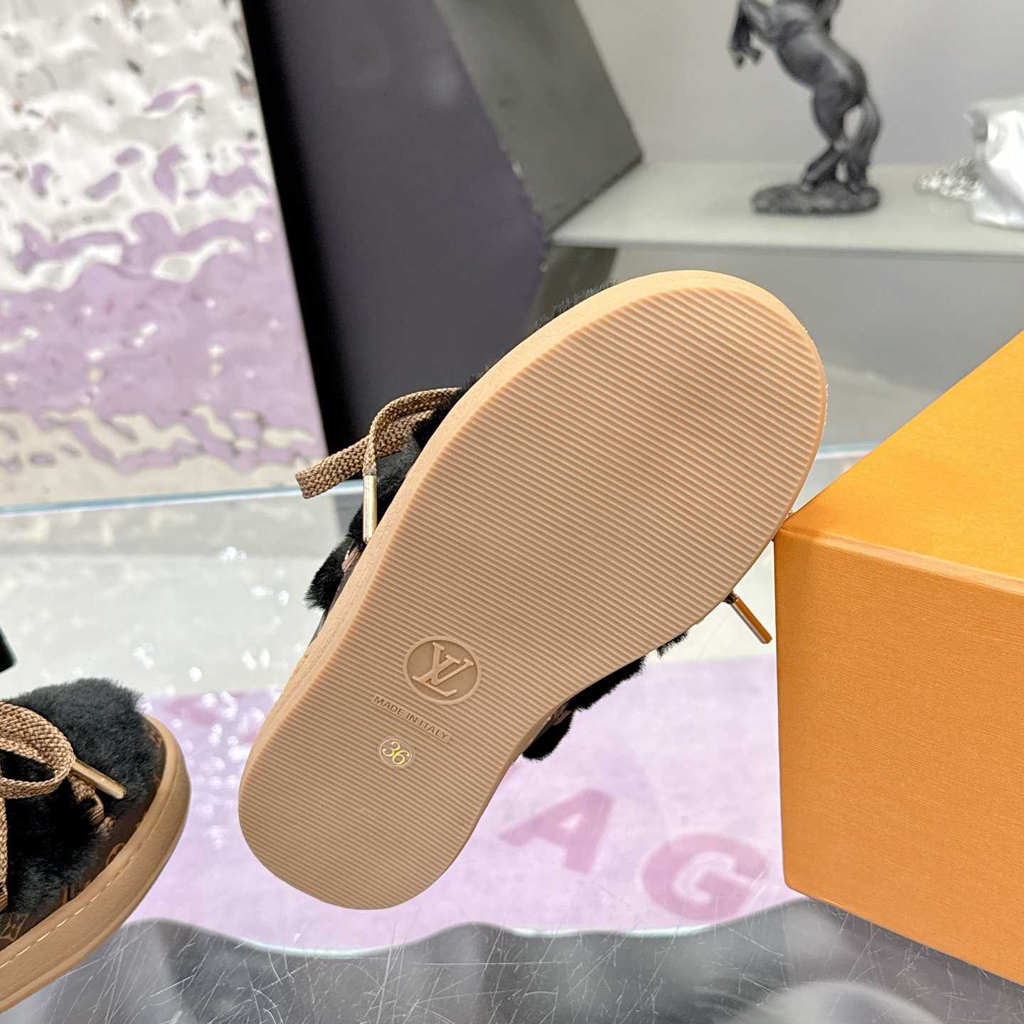 Louis Vuitton LV Cloud Lace-Up Ankle Boot Sneaker  1AIV21 - DopestKickz