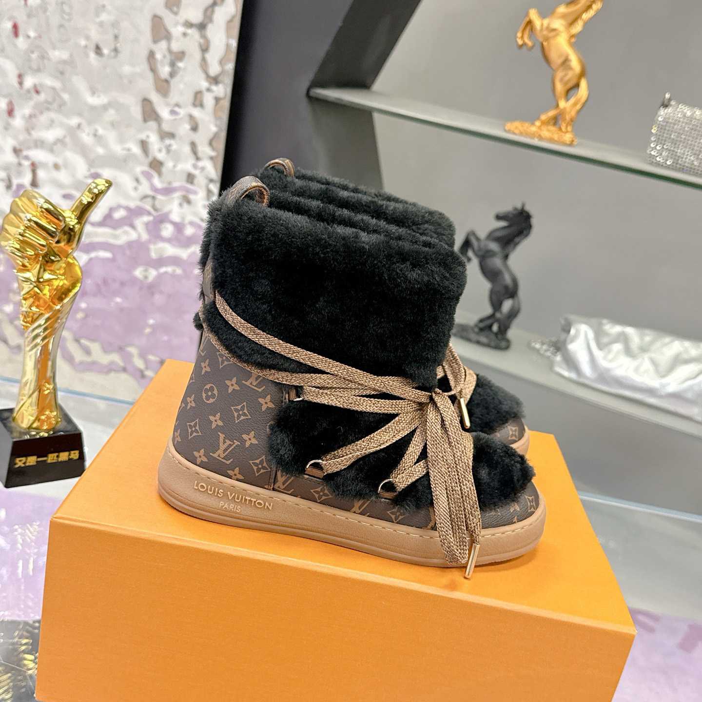 Louis Vuitton LV Cloud Lace-Up Ankle Boot Sneaker  1AIV21 - DopestKickz