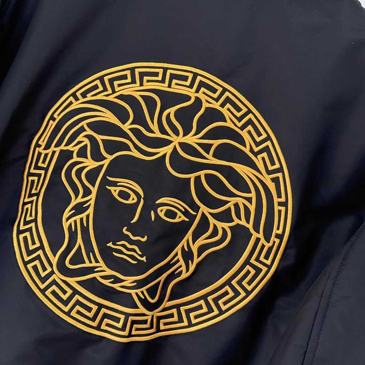 Versace Medusa Head Bomber Jacket - DopestKickz