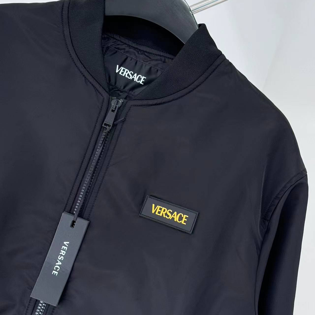 Versace Medusa Head Bomber Jacket - DopestKickz