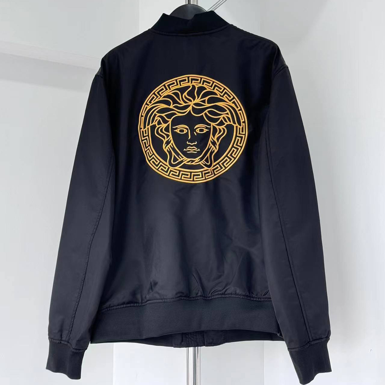 Versace Medusa Head Bomber Jacket - DopestKickz