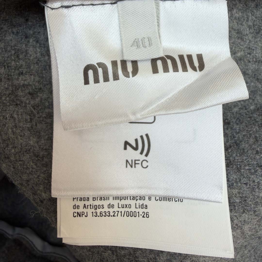 Miu Miu Double Cashmere Blouson Jacket - DopestKickz