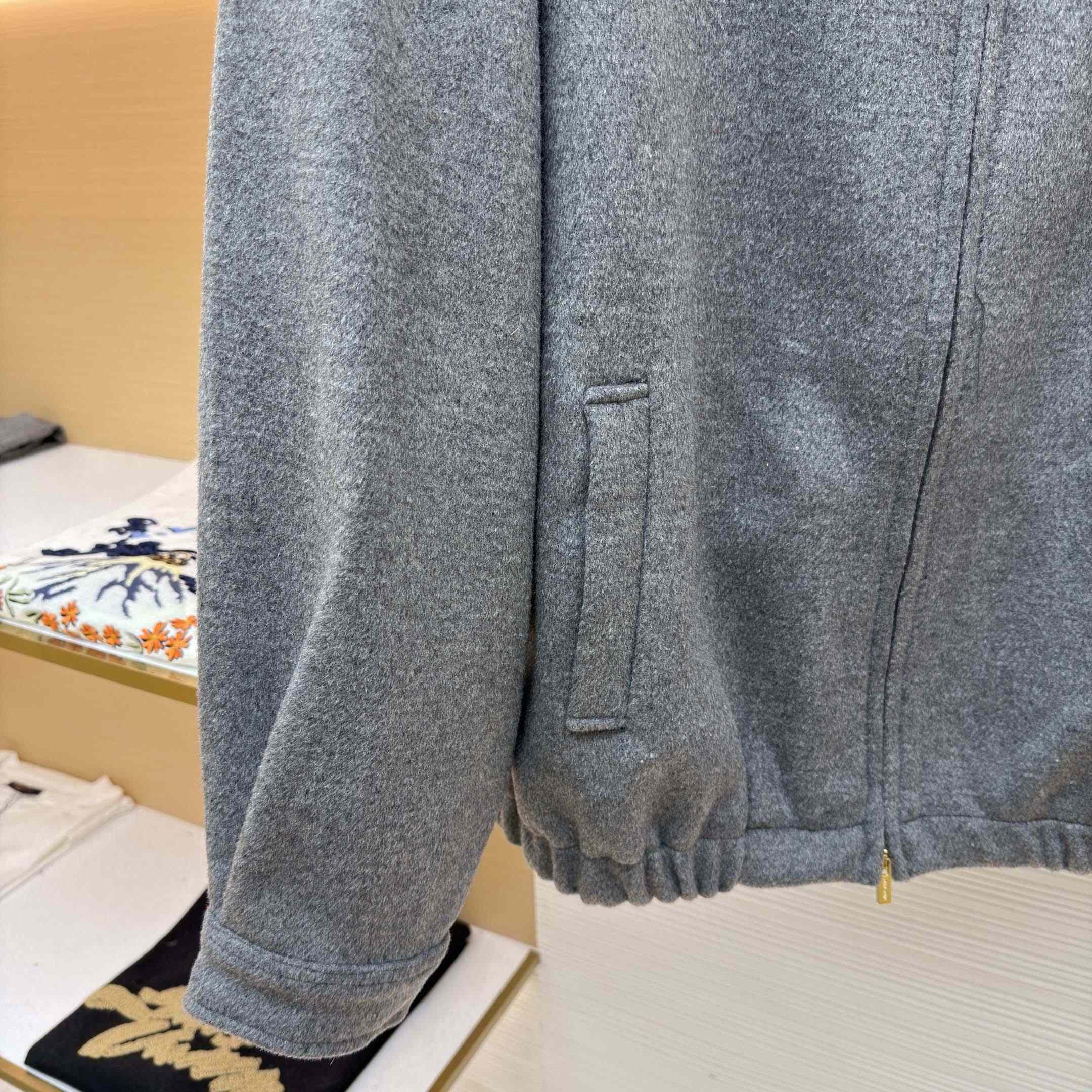 Miu Miu Double Cashmere Blouson Jacket - DopestKickz