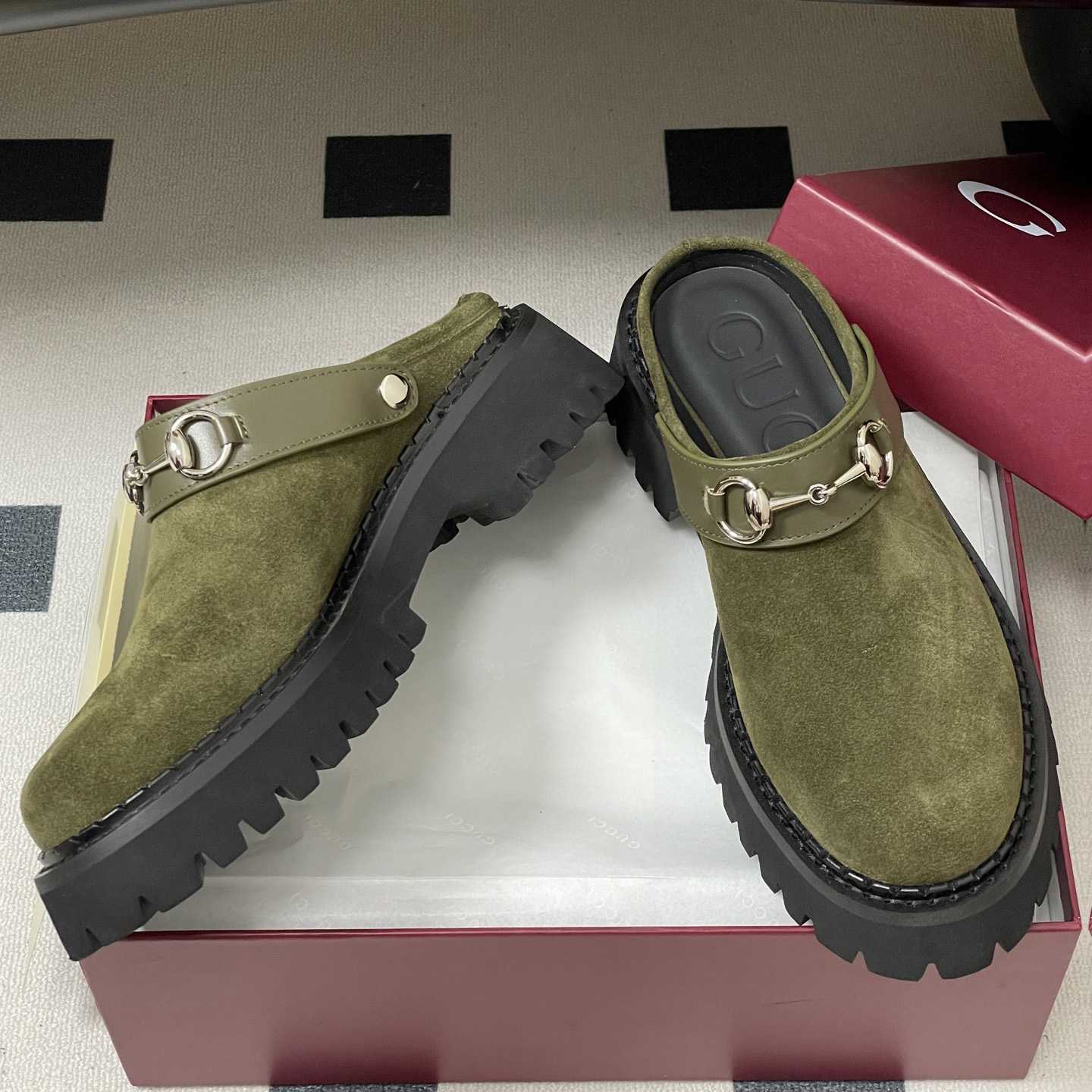 Gucci Women's Mule With Horsebit - DopestKickz