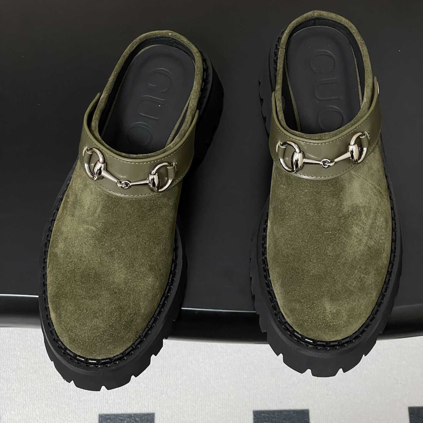 Gucci Women's Mule With Horsebit - DopestKickz