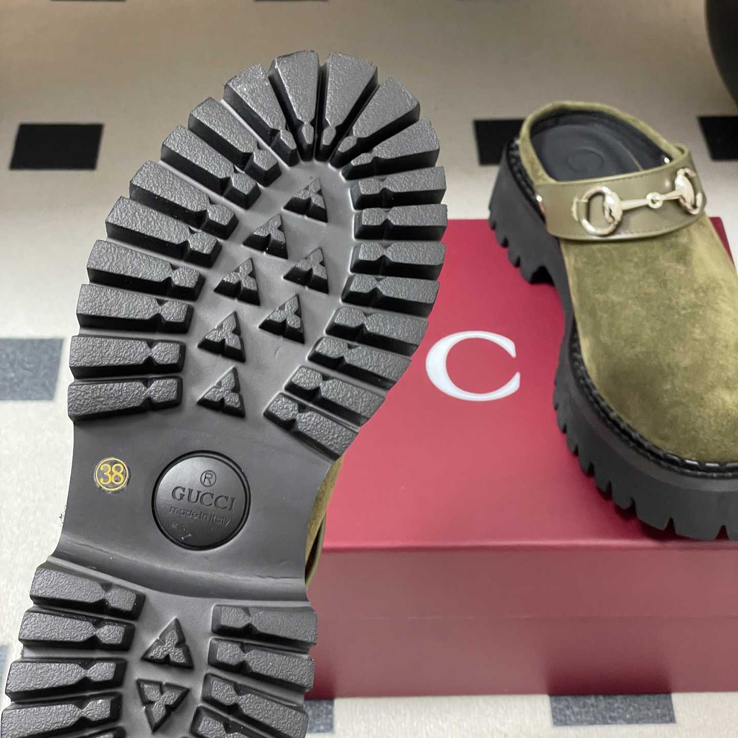 Gucci Women's Mule With Horsebit - DopestKickz