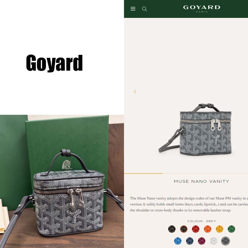 Goyard Muse Nano Vanity - DopestKickz