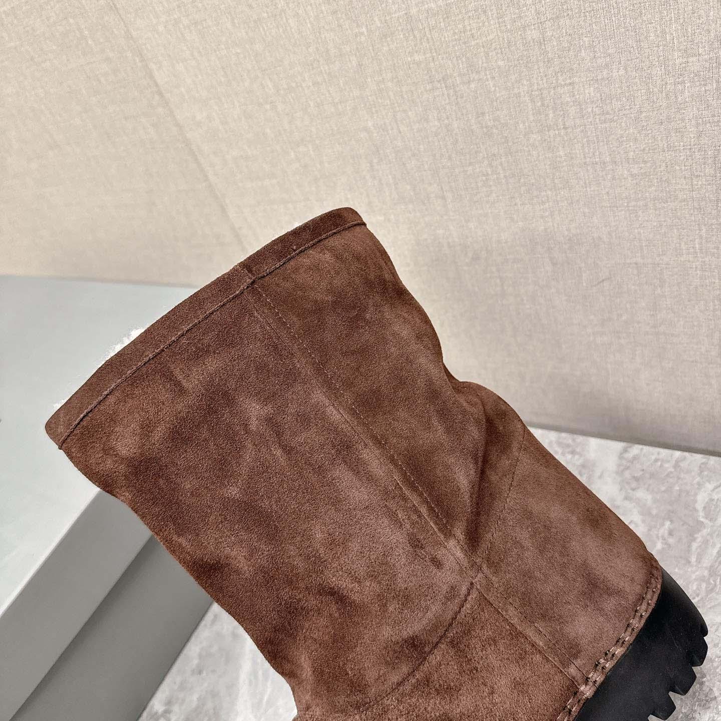 Balenciaga Alaska Fur High Boots - DopestKickz