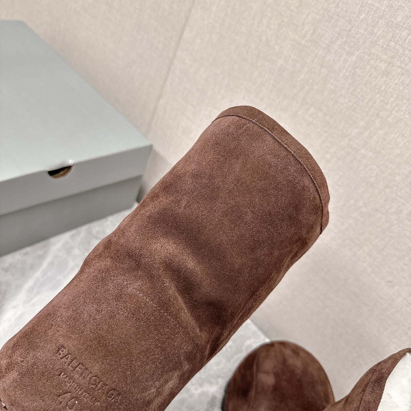 Balenciaga Alaska Fur High Boots - DopestKickz