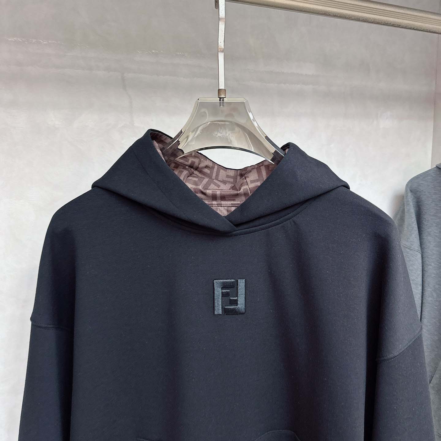 Fendi Black Cotton Sweatshirt - DopestKickz