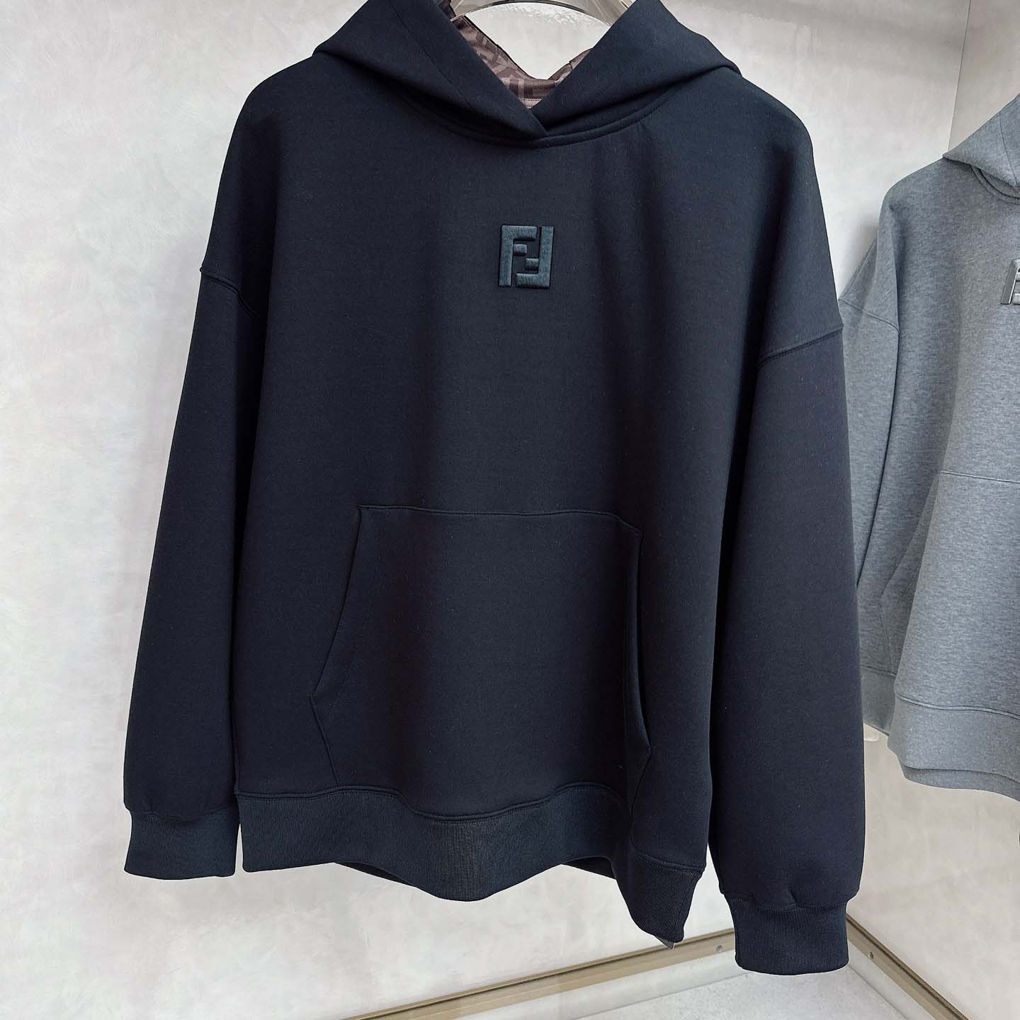 Fendi Black Cotton Sweatshirt - DopestKickz