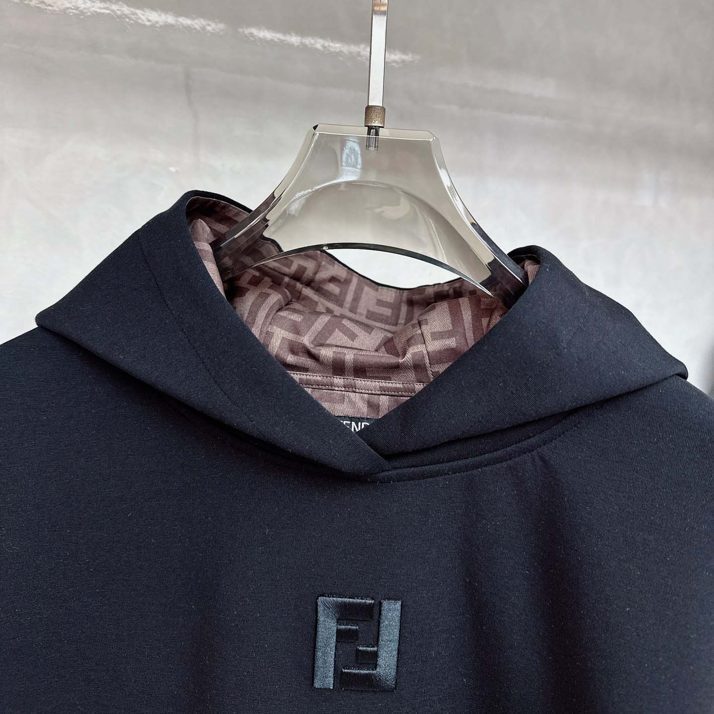 Fendi Black Cotton Sweatshirt - DopestKickz