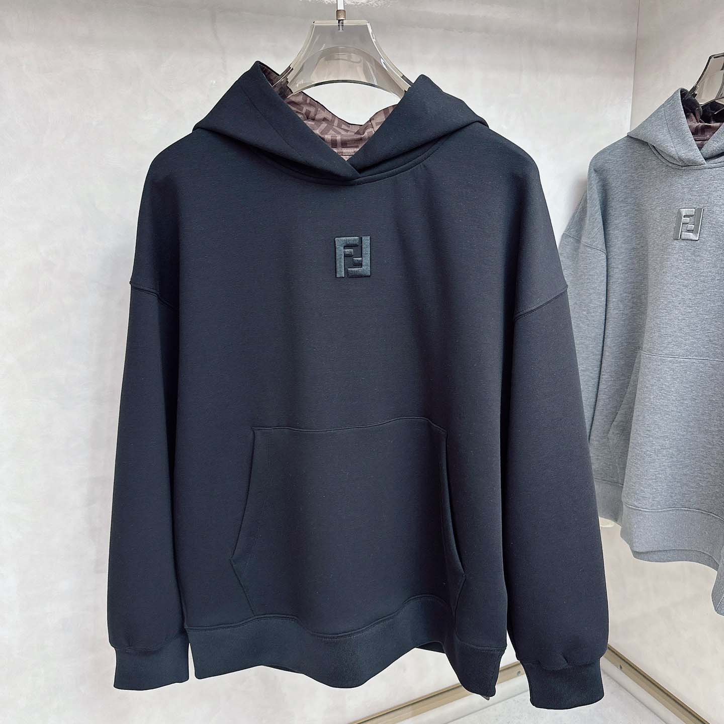 Fendi Black Cotton Sweatshirt - DopestKickz