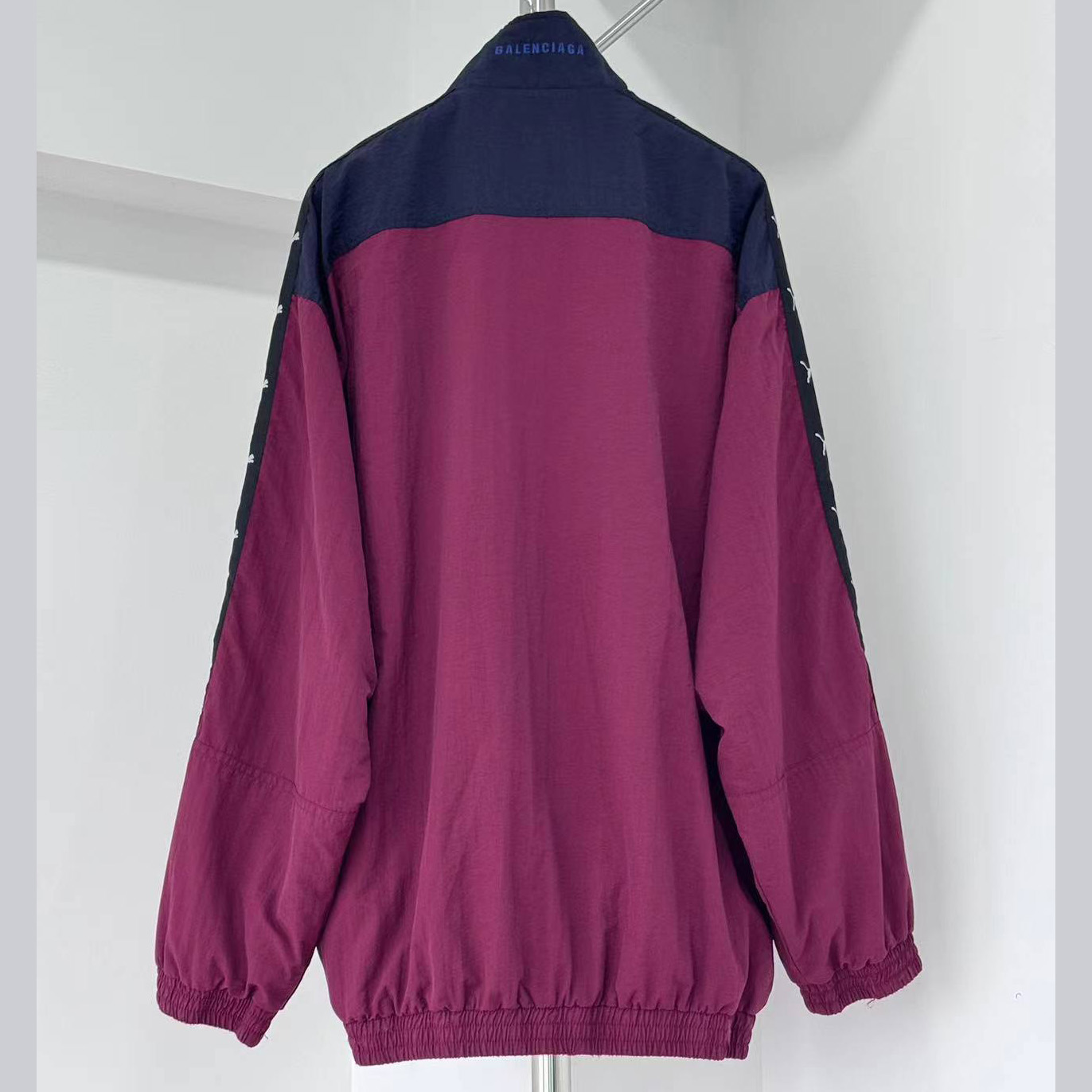 Balenciaga I PUMA Tracksuit Jacket in burgundy - DopestKickz