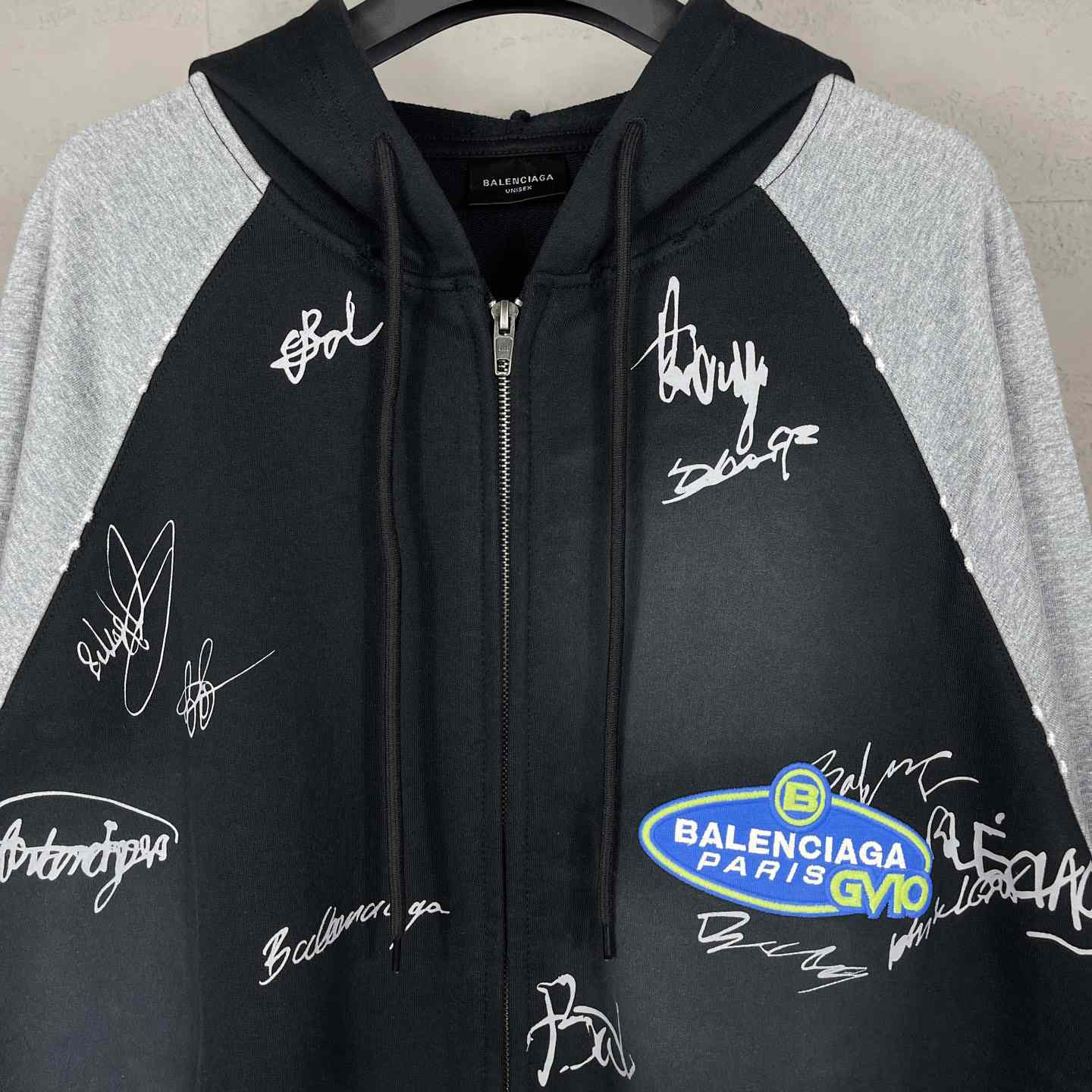 Balenciaga Banana Raglan Oversized Zip-Up Hoodie  - DopestKickz