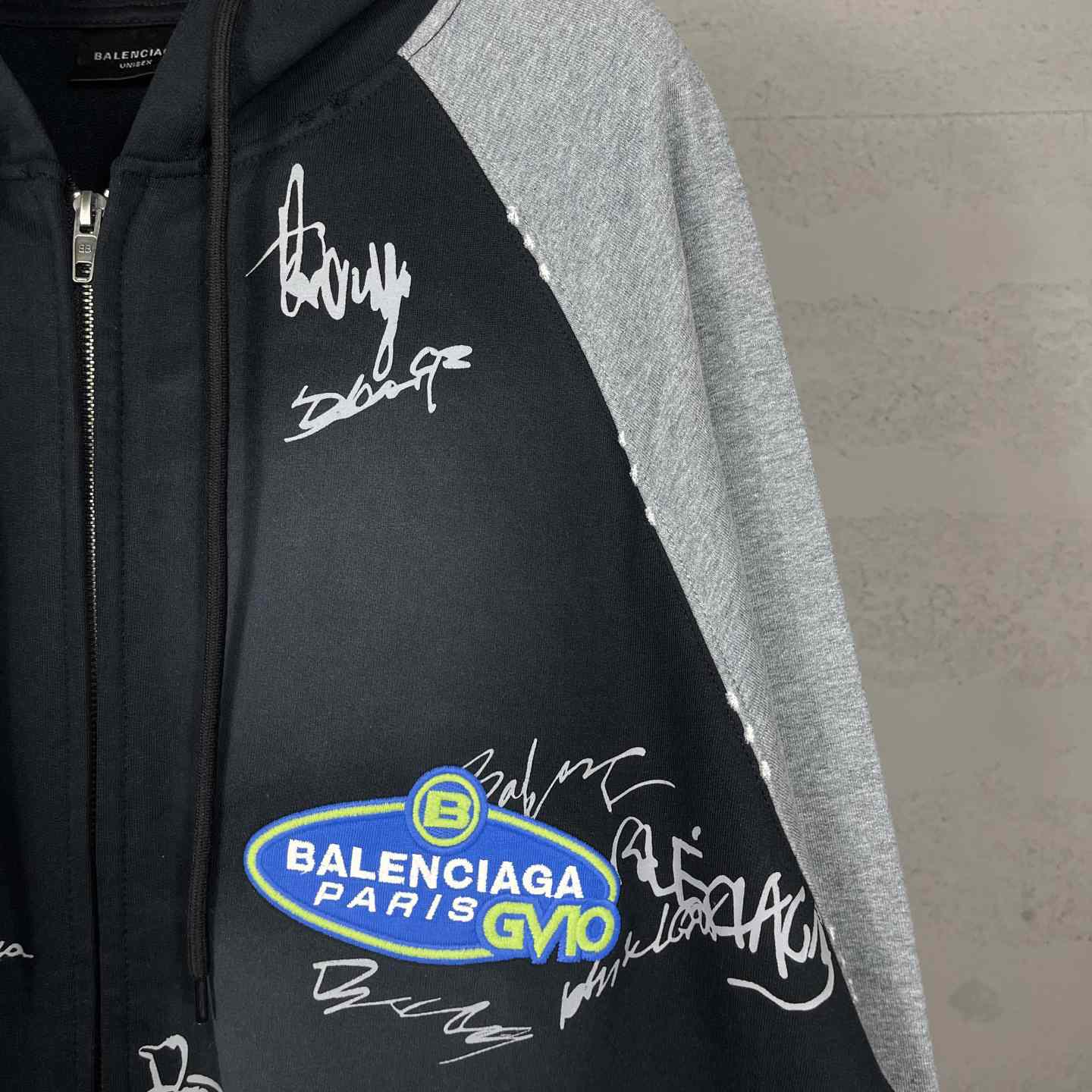 Balenciaga Banana Raglan Oversized Zip-Up Hoodie  - DopestKickz