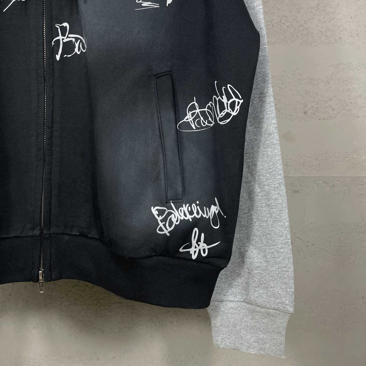 Balenciaga Banana Raglan Oversized Zip-Up Hoodie  - DopestKickz