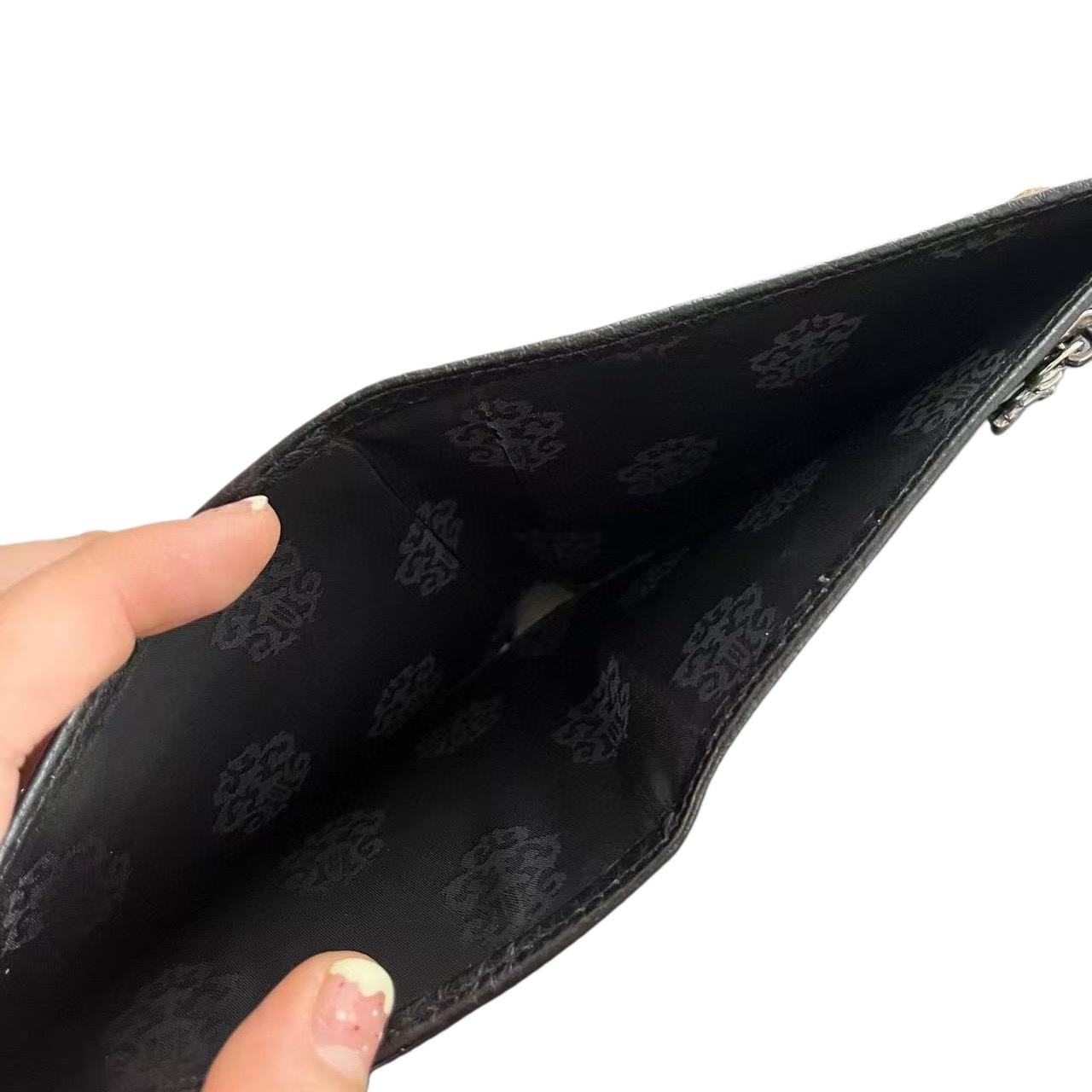 Chrome Heart Leather Cross Wallet - DopestKickz