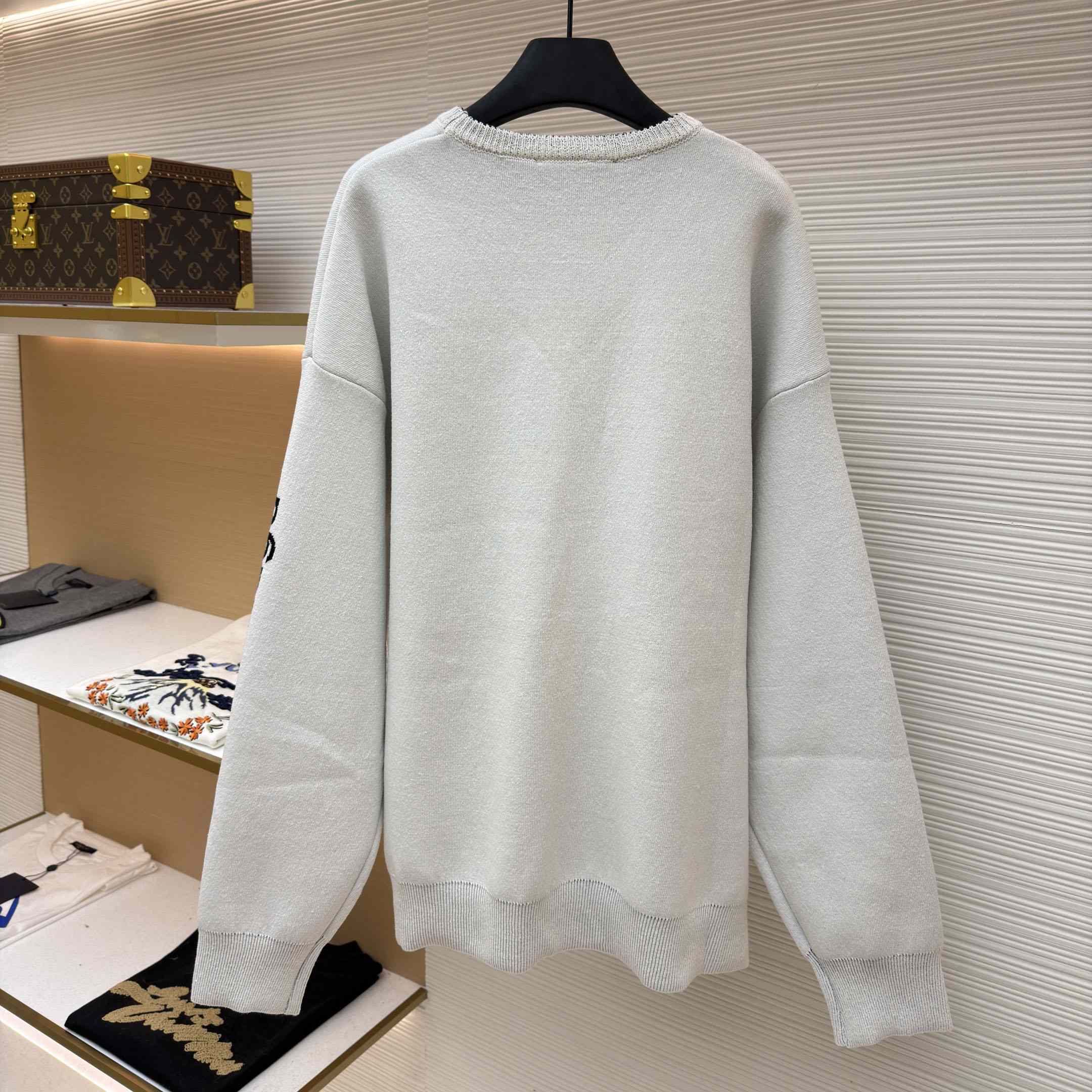 Balenciaga 3B Sports Icon Ski Crewneck In White And Black - DopestKickz