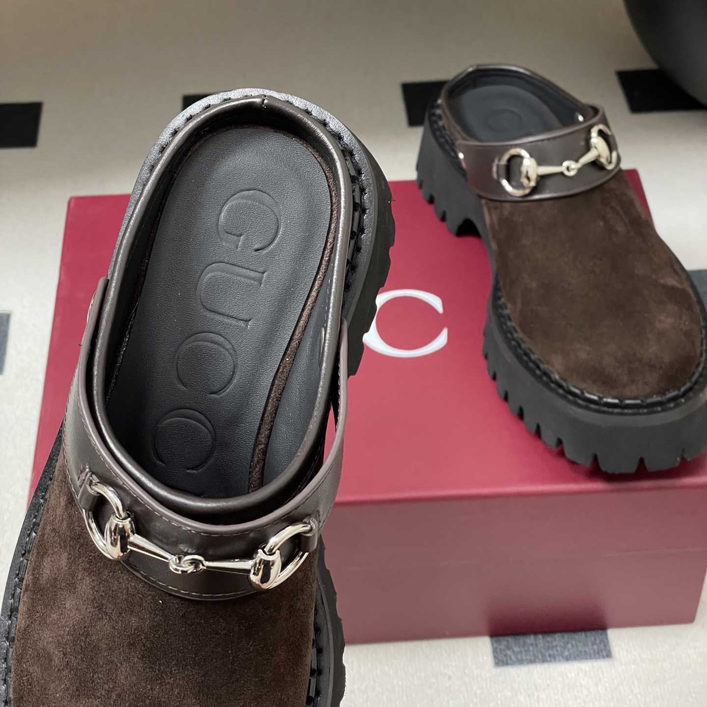 Gucci Women's Mule With Horsebit - DopestKickz