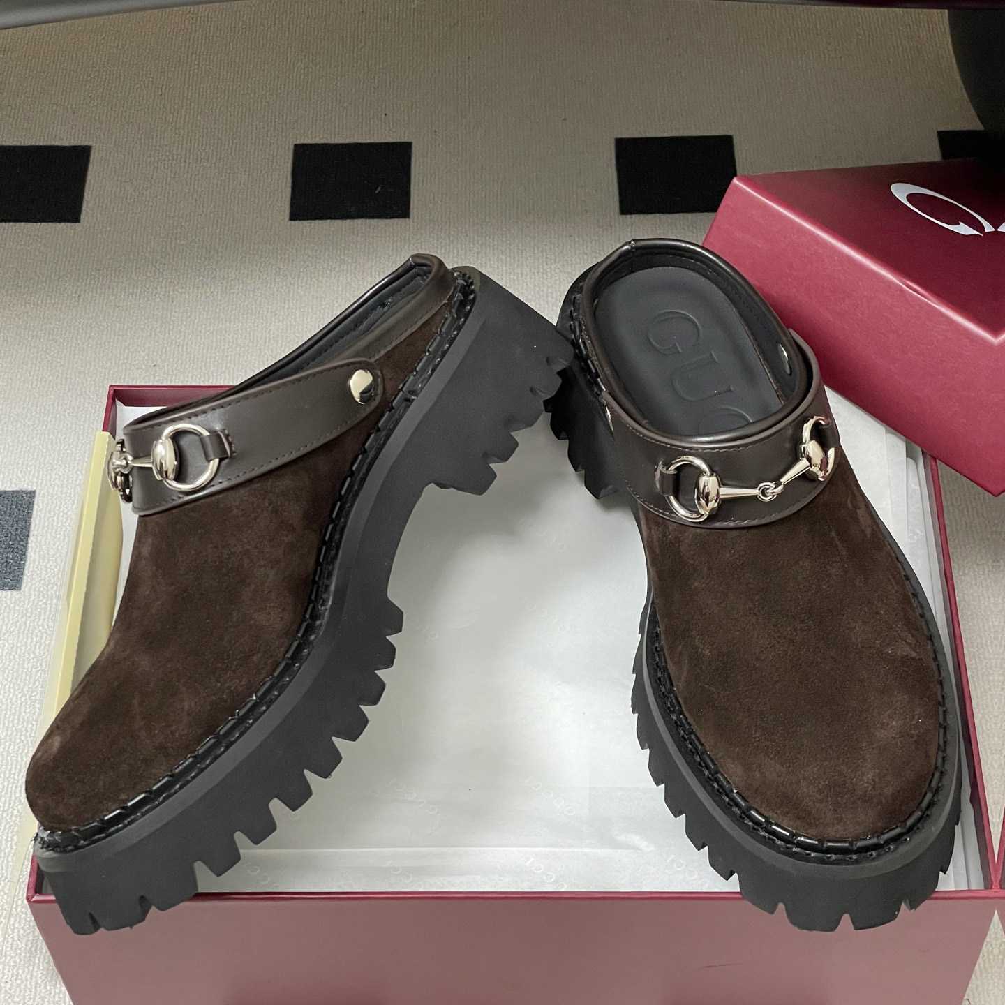 Gucci Women's Mule With Horsebit - DopestKickz