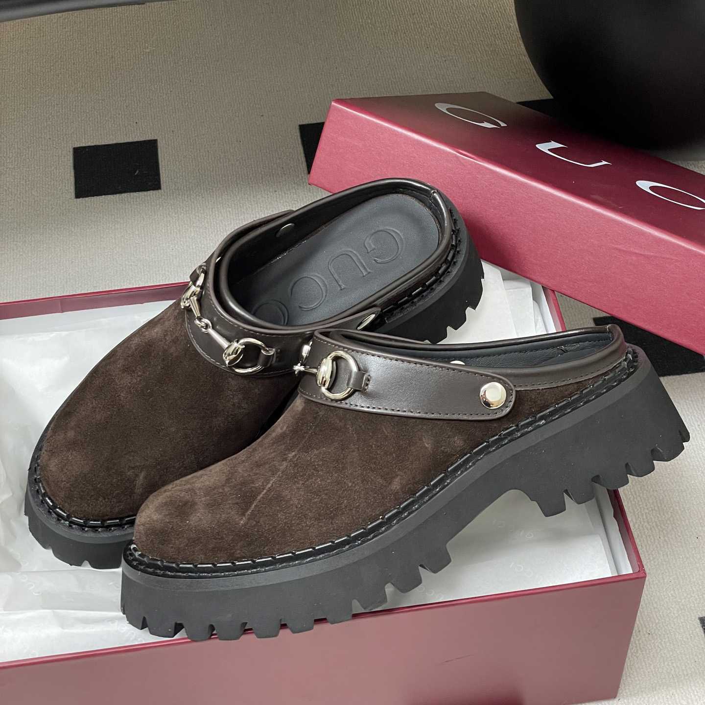 Gucci Women's Mule With Horsebit - DopestKickz