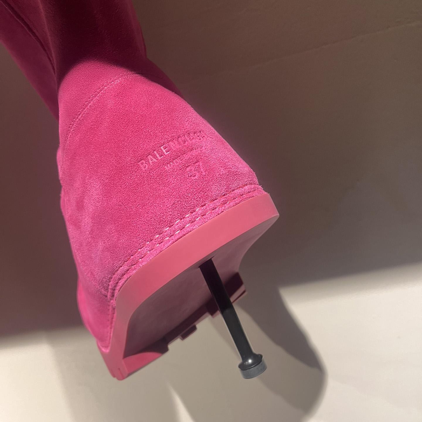 Balenciaga Alaska Fur High Boots - DopestKickz