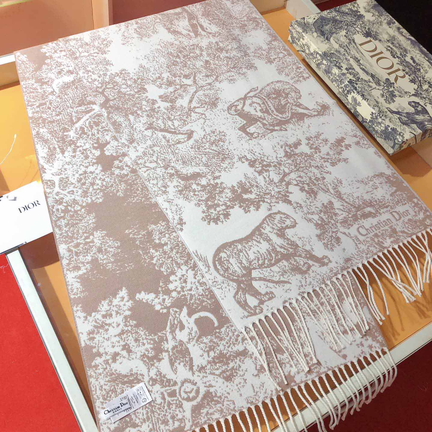 Dior Toile de Jouy Sauvage Scarf - DopestKickz