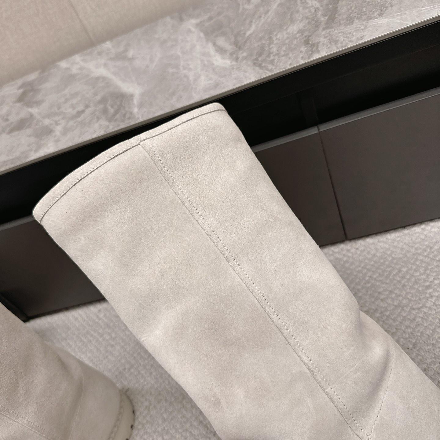 Balenciaga Alaska Fur High Boots - DopestKickz