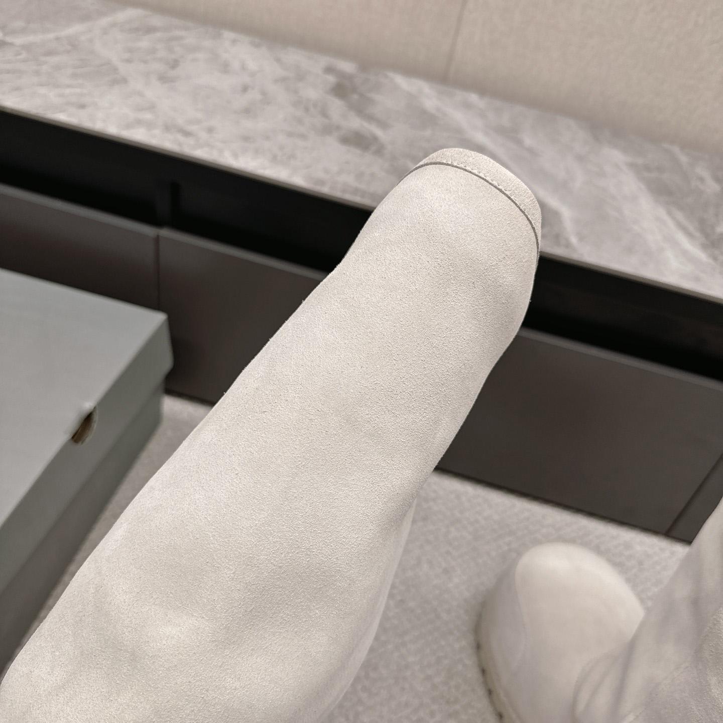 Balenciaga Alaska Fur High Boots - DopestKickz