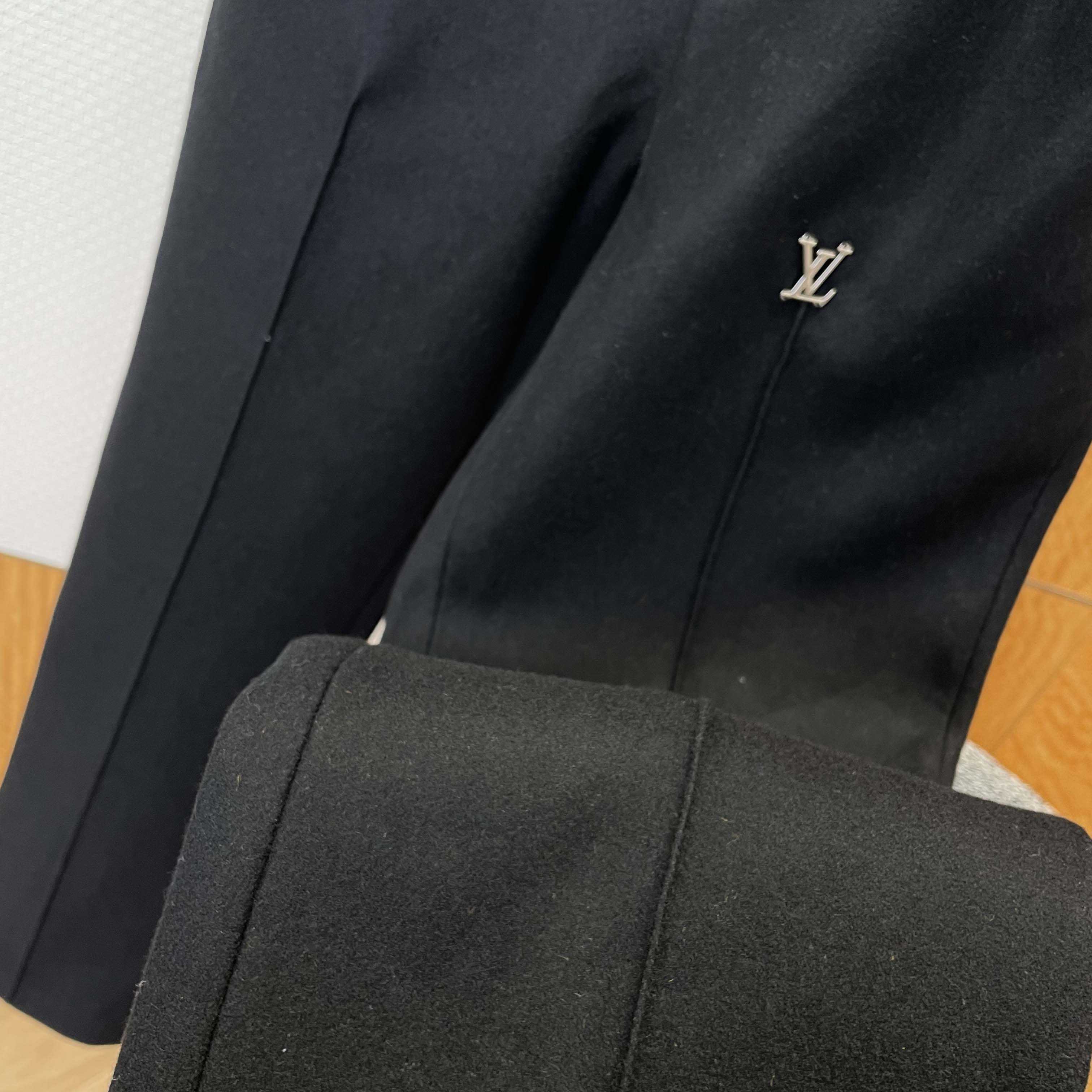 Louis Vuitton Tailored Technical Wool Track Pants   1AIWGE - DopestKickz