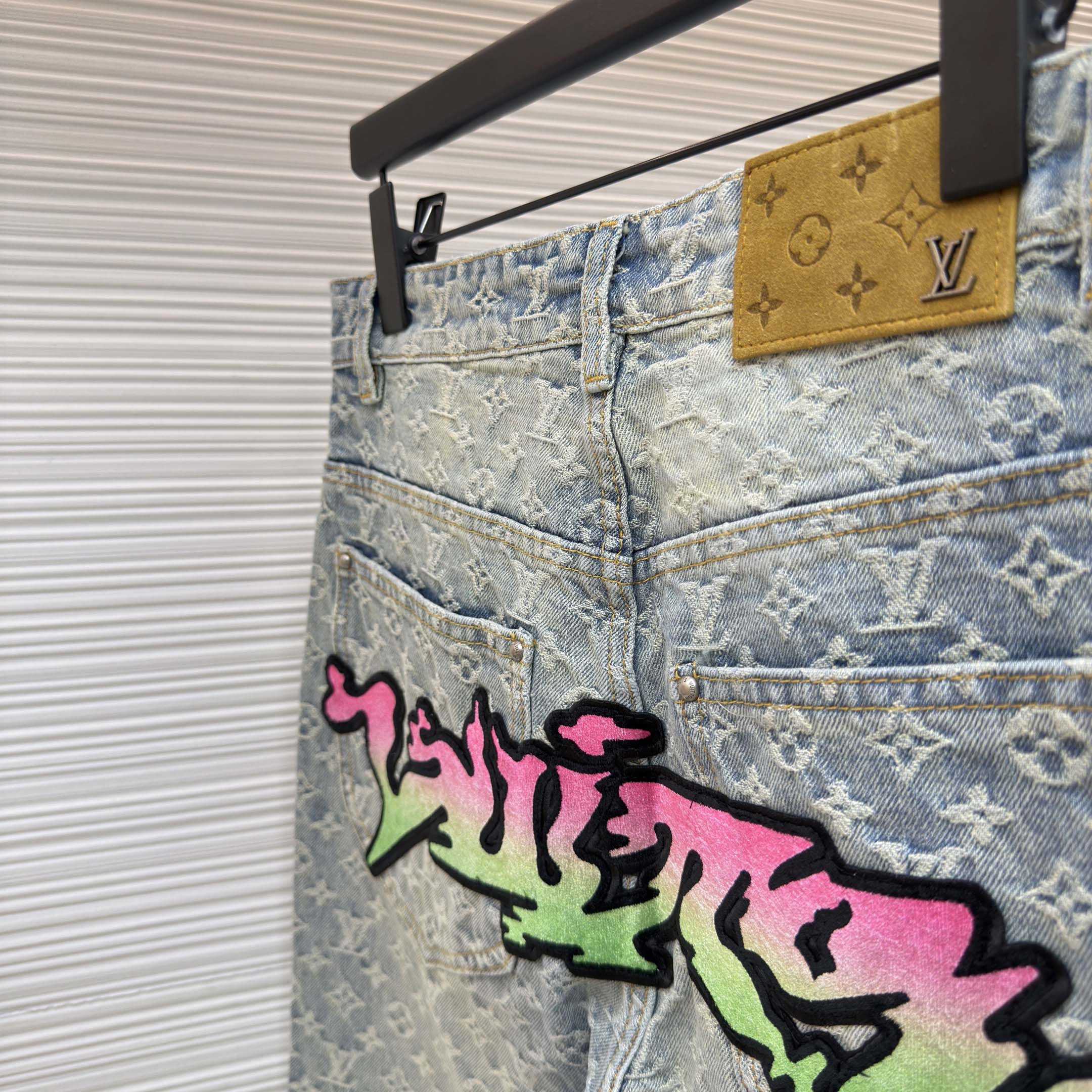 Louis Vuitton Baggy Denim Pants - DopestKickz