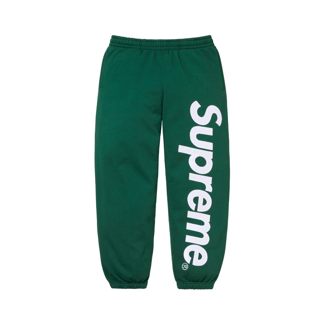 Supreme Satin Appliqué Sweatpant - DopestKickz