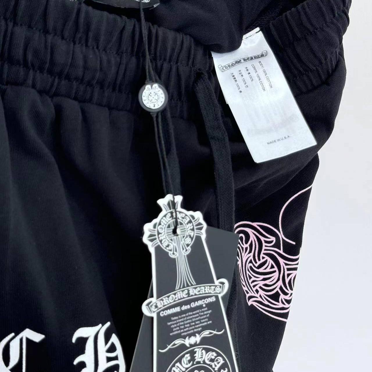 Chrome Hearts - x Deadly Doll Black Comic Print Pants - DopestKickz