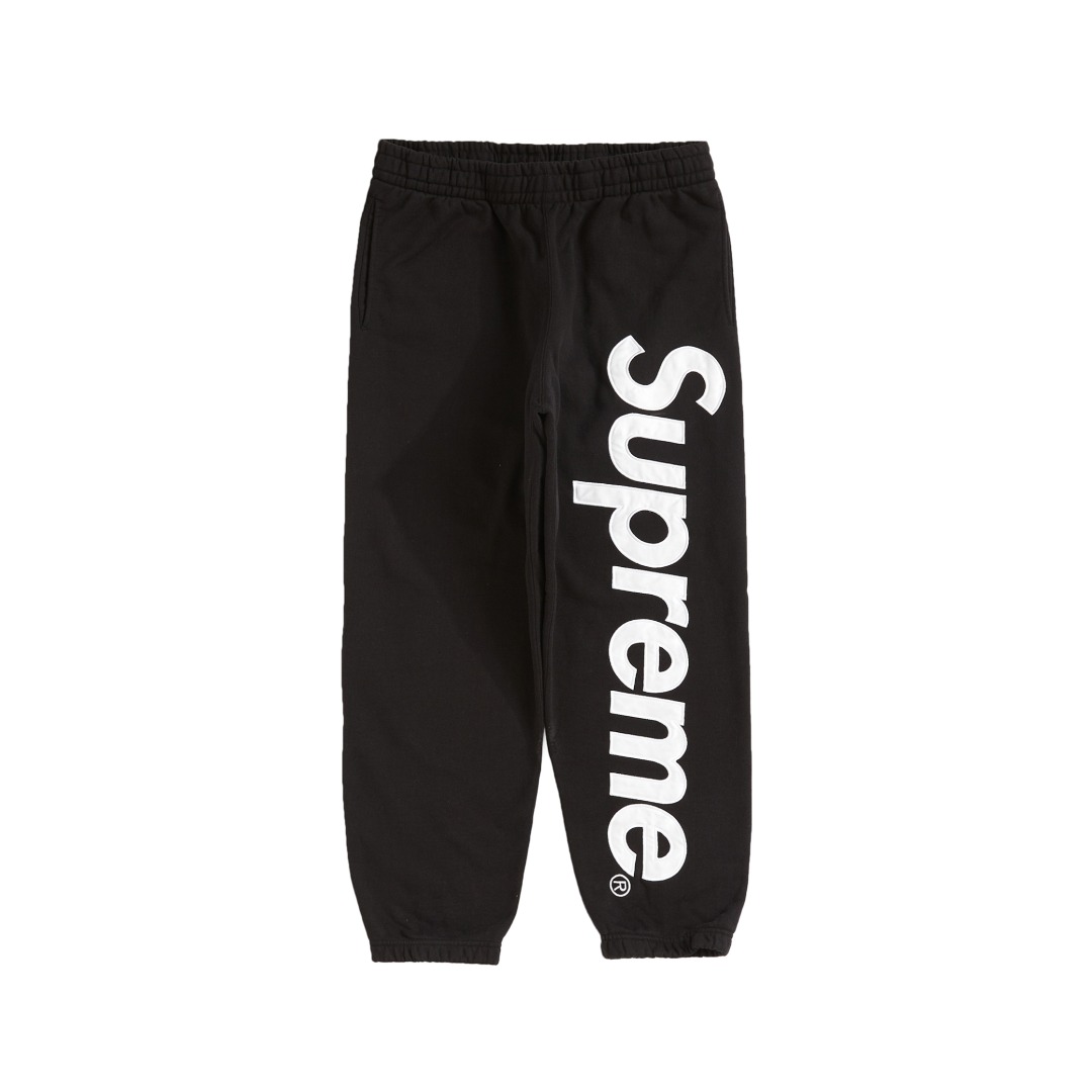 Supreme Satin Appliqué Sweatpant - DopestKickz