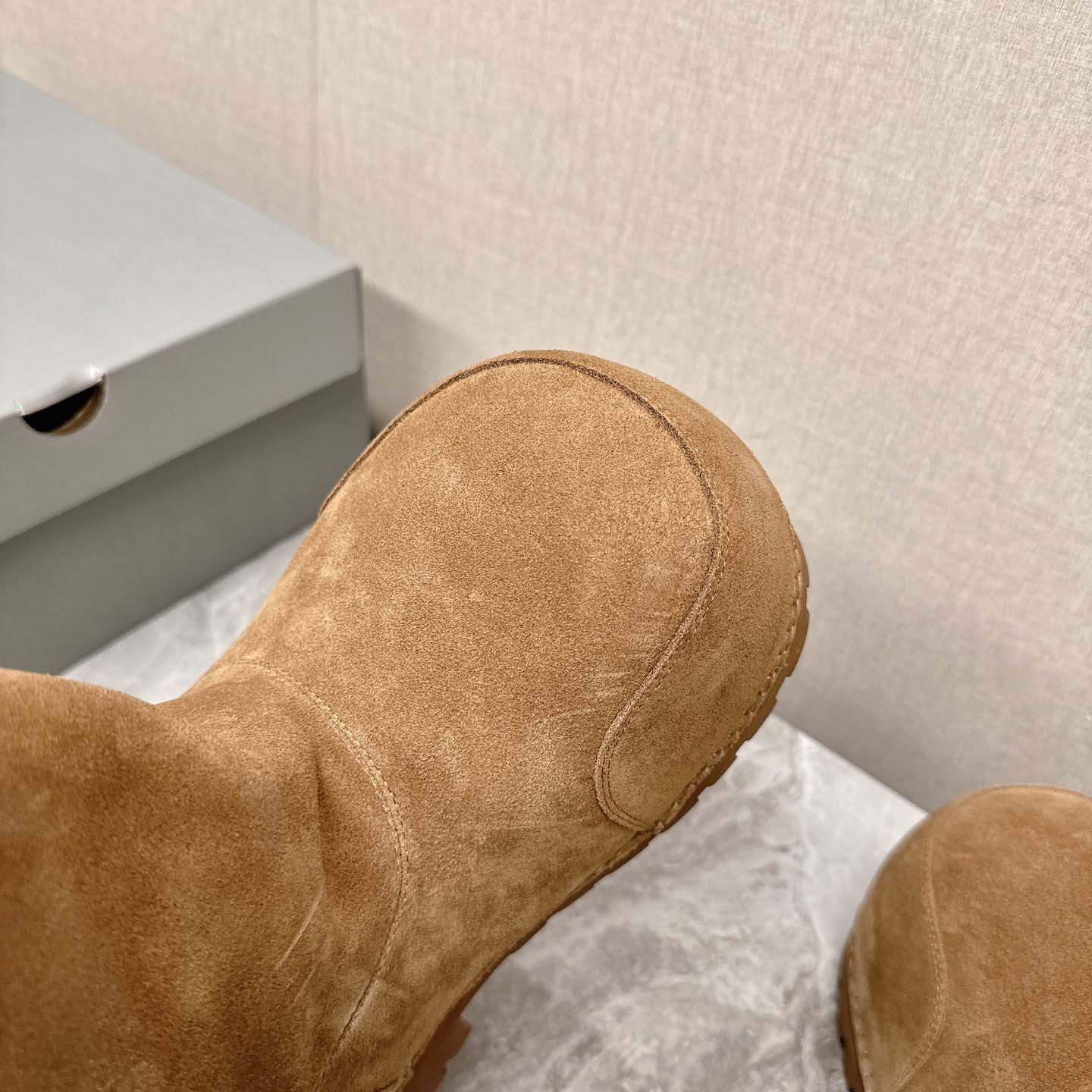 Balenciaga Alaska Fur High Boots - DopestKickz