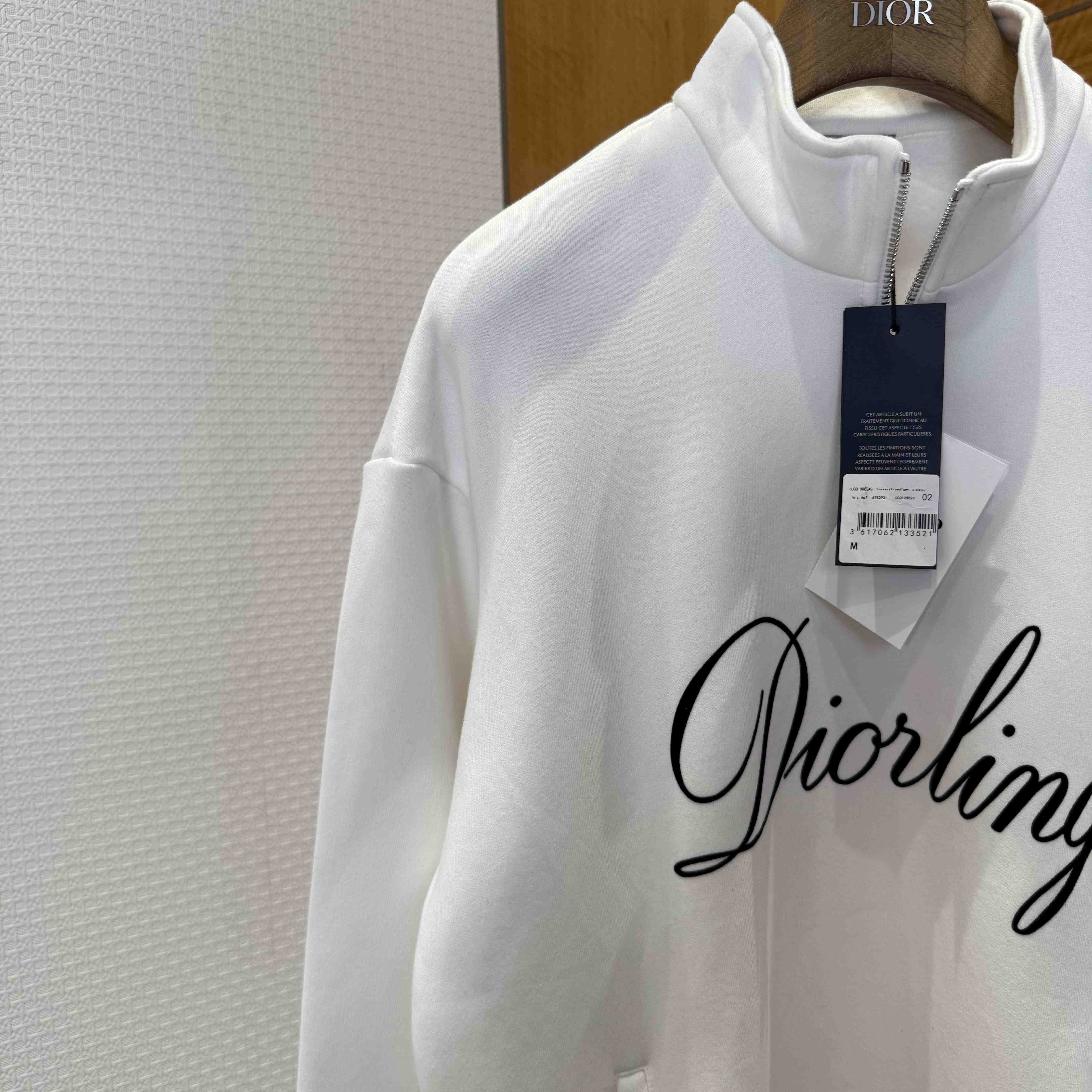 Dior Diorling Sweatshirt with Zipped Collar - DopestKickz