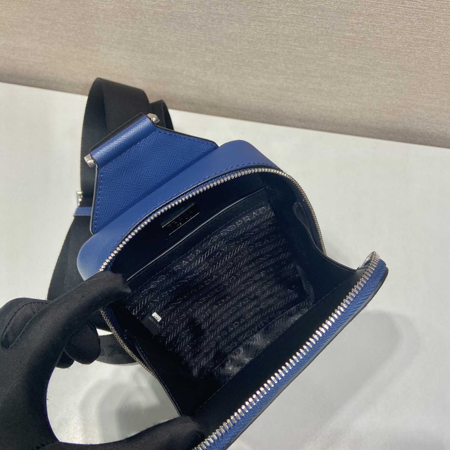 Prada Brique Saffiano Leather Bag - DopestKickz