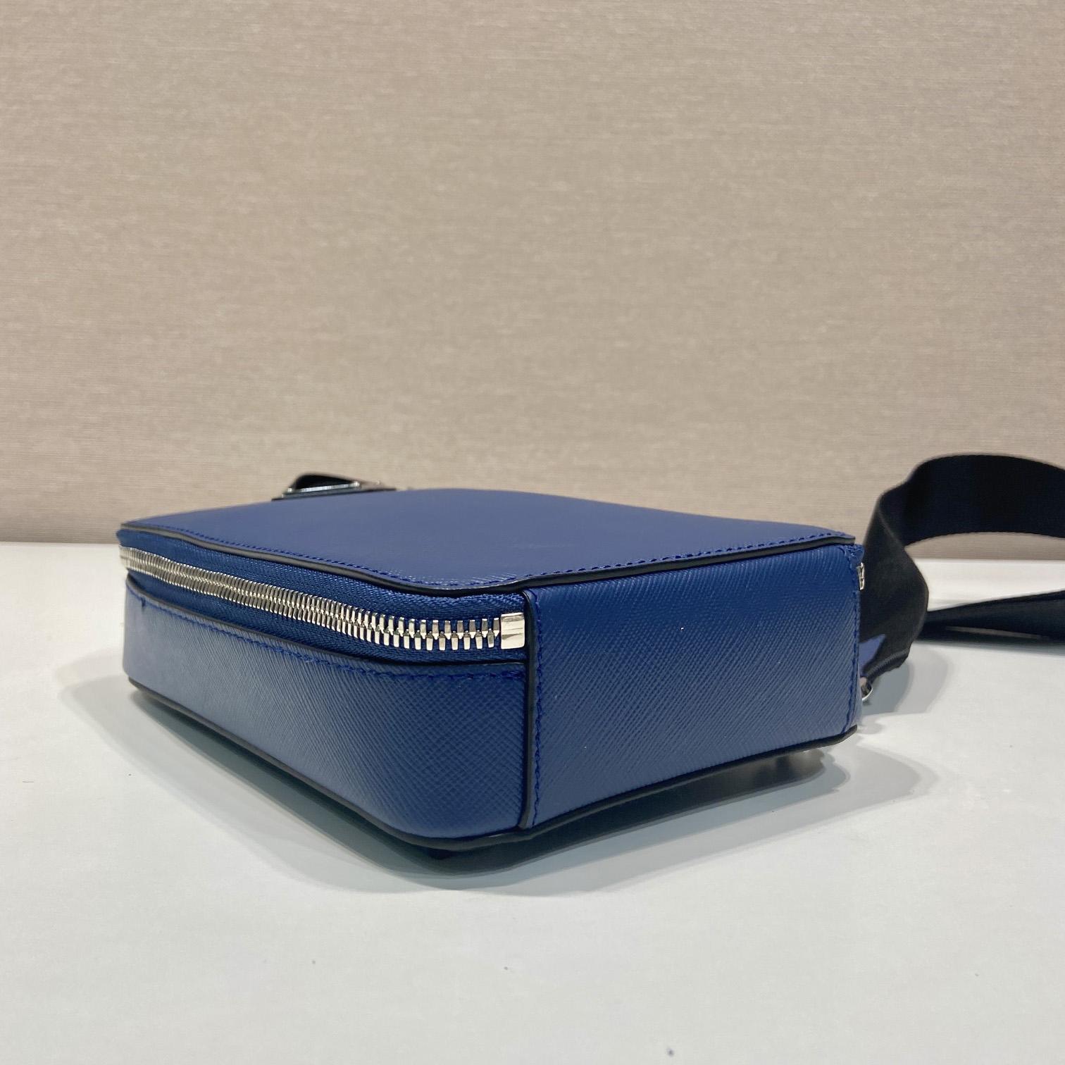 Prada Brique Saffiano Leather Bag - DopestKickz