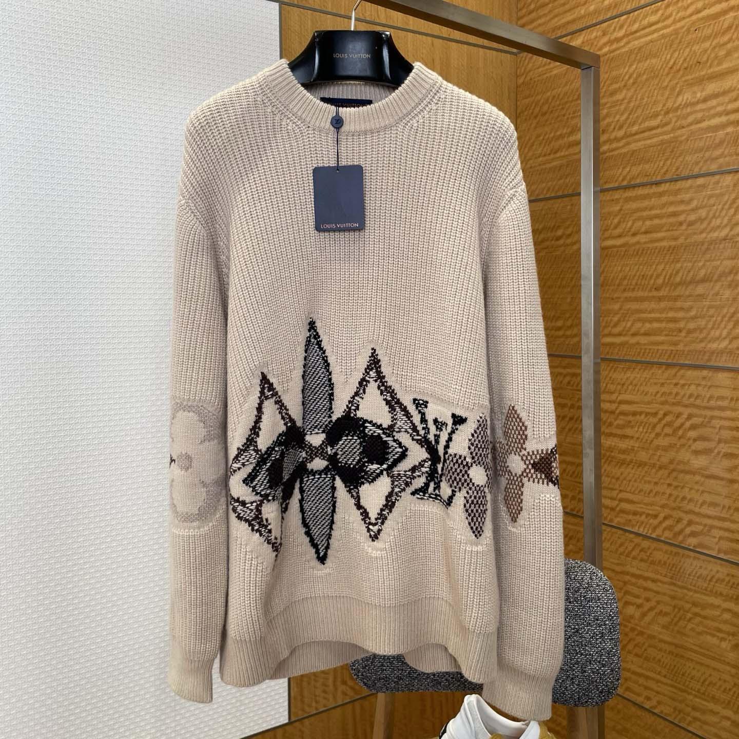 Louis Vuitton Graphic Knitted Crewneck   1AJBVT - DopestKickz