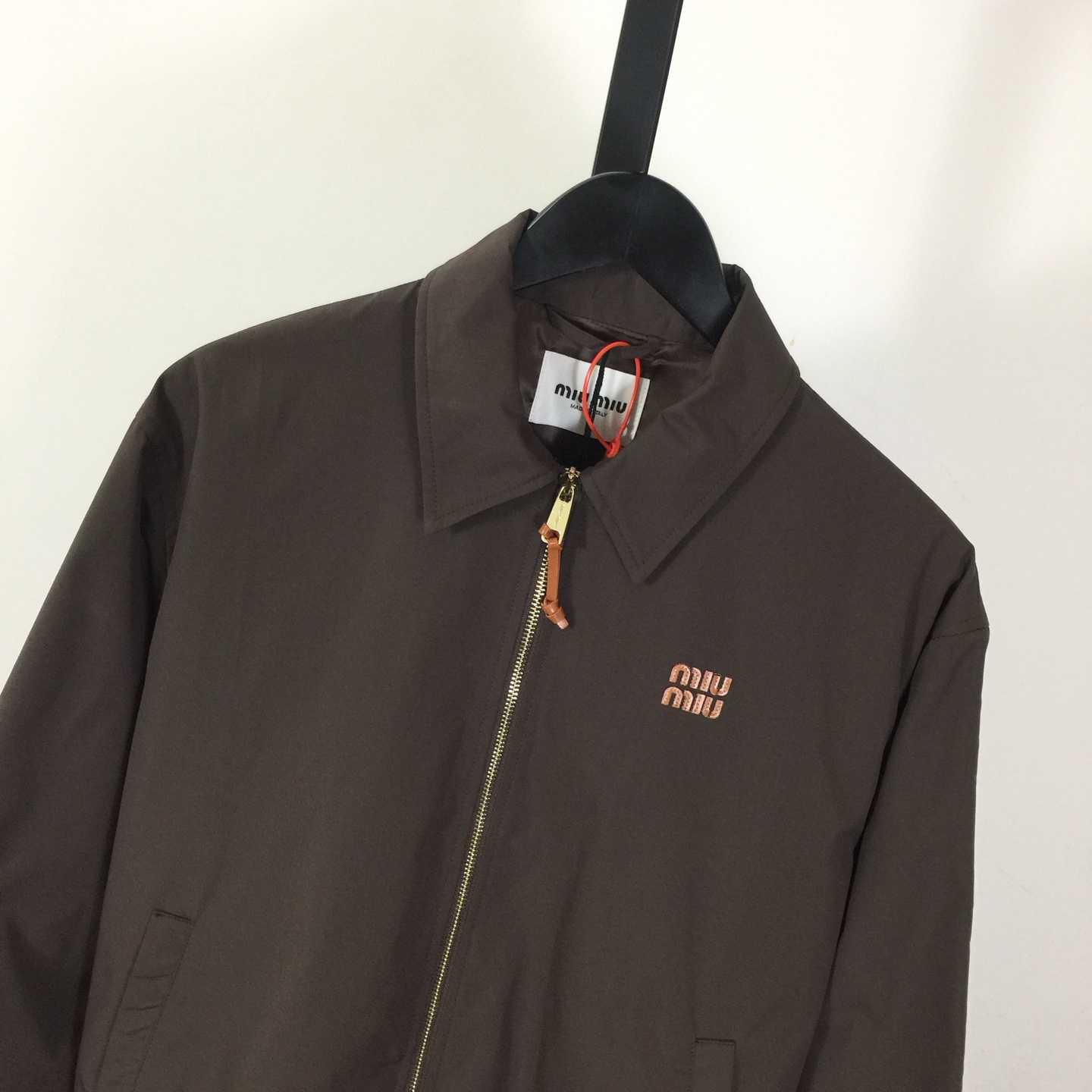 Miu Miu Panama Cotton Blouson Jacket - DopestKickz
